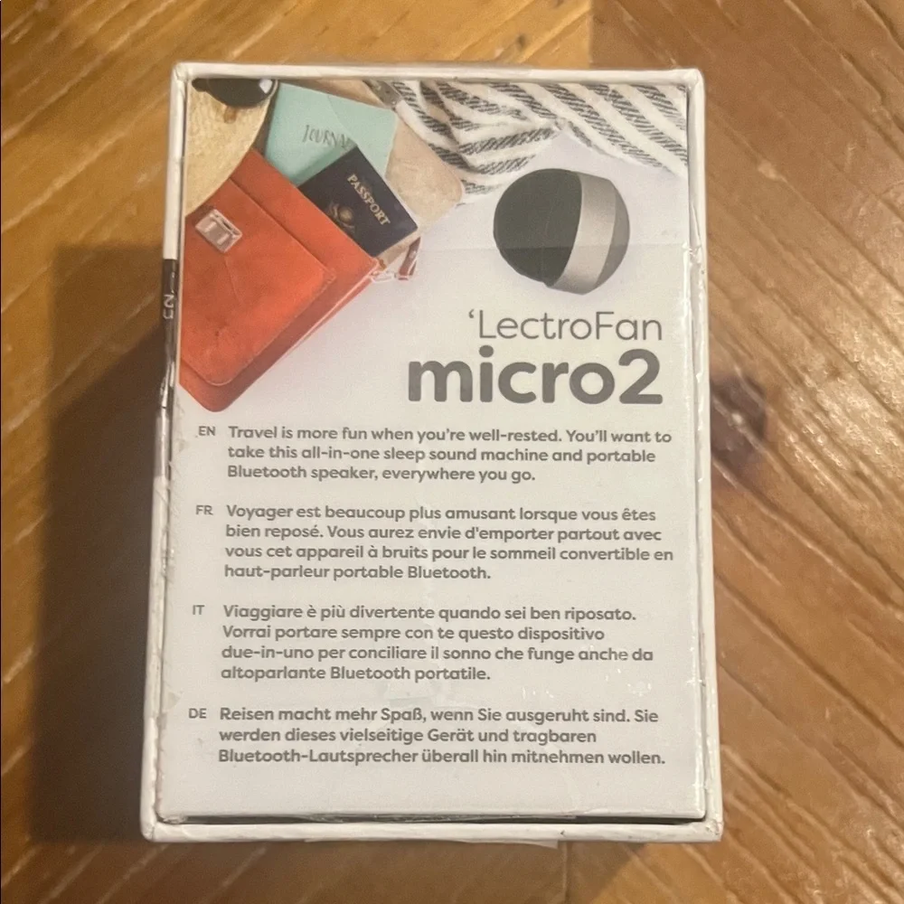 Micro2 Black Portable Sound Machine sealed